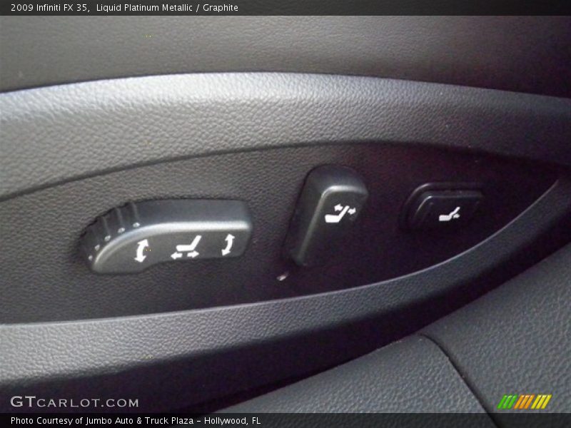 Liquid Platinum Metallic / Graphite 2009 Infiniti FX 35