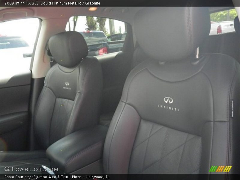 Liquid Platinum Metallic / Graphite 2009 Infiniti FX 35