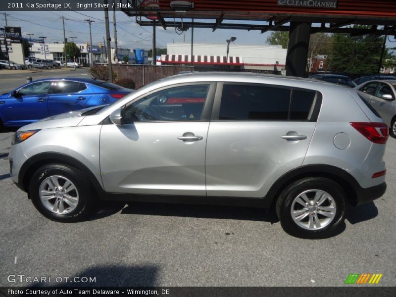 Bright Silver / Black 2011 Kia Sportage LX