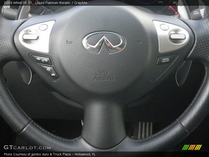 Liquid Platinum Metallic / Graphite 2009 Infiniti FX 35