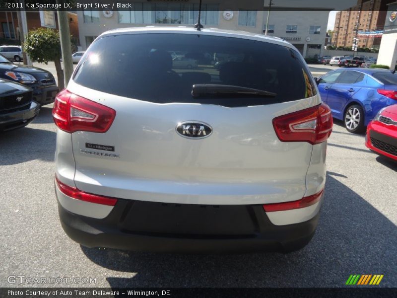 Bright Silver / Black 2011 Kia Sportage LX