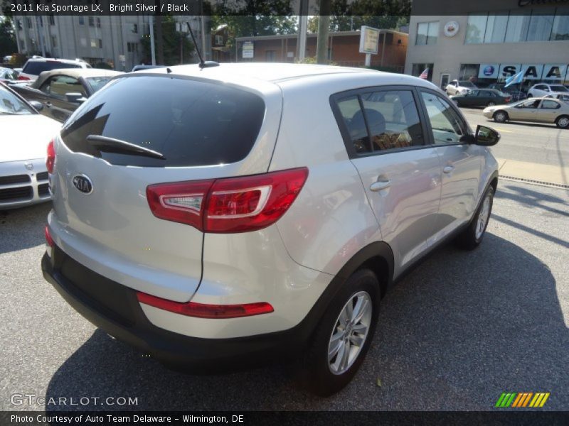 Bright Silver / Black 2011 Kia Sportage LX