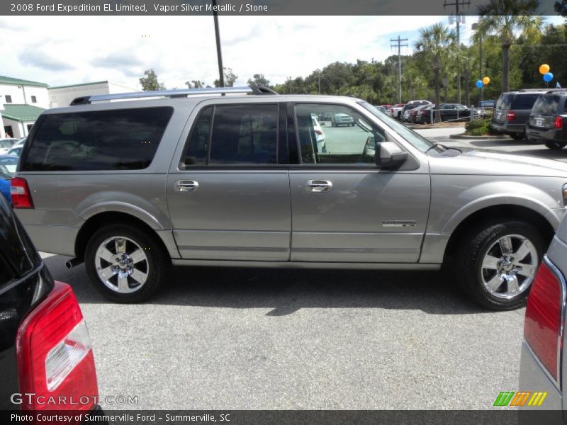 Vapor Silver Metallic / Stone 2008 Ford Expedition EL Limited