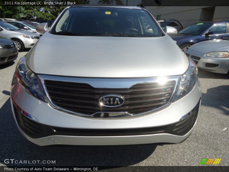 Bright Silver / Black 2011 Kia Sportage LX
