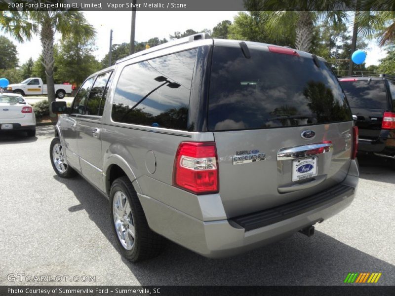 Vapor Silver Metallic / Stone 2008 Ford Expedition EL Limited