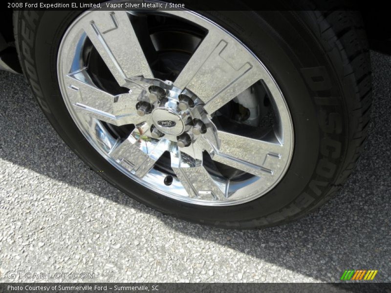 Vapor Silver Metallic / Stone 2008 Ford Expedition EL Limited
