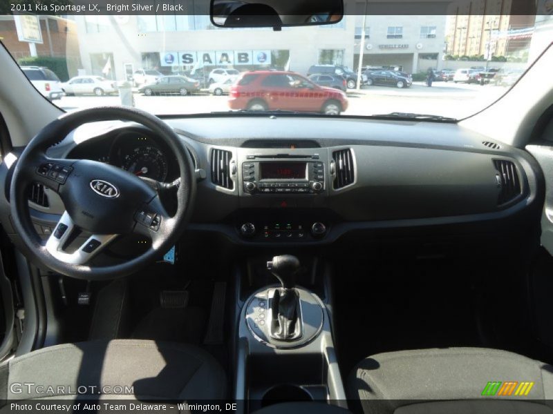 Bright Silver / Black 2011 Kia Sportage LX