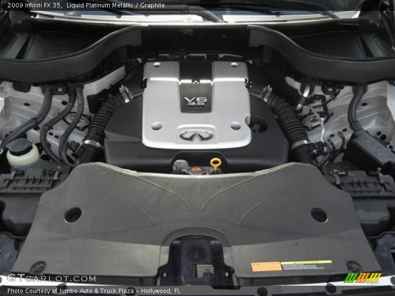 Liquid Platinum Metallic / Graphite 2009 Infiniti FX 35