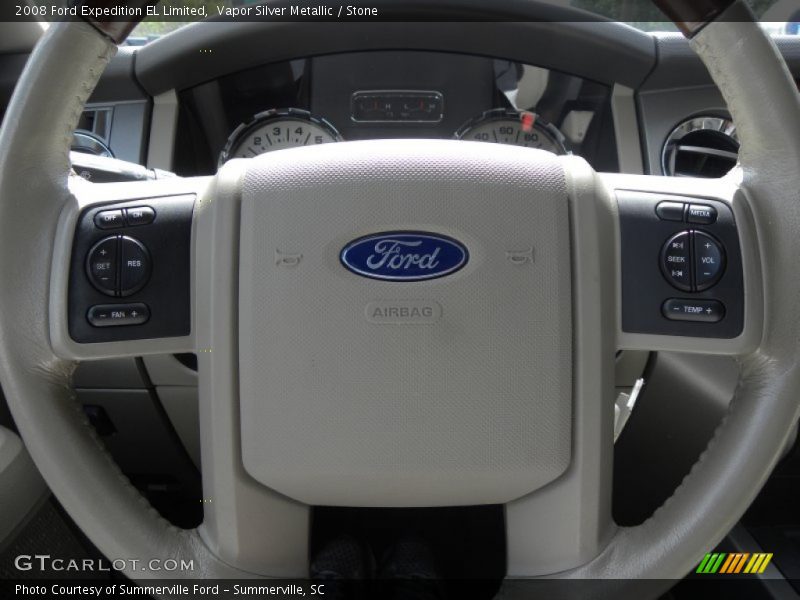 Vapor Silver Metallic / Stone 2008 Ford Expedition EL Limited