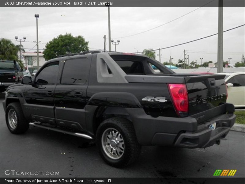 Black / Dark Charcoal 2003 Chevrolet Avalanche 2500 4x4