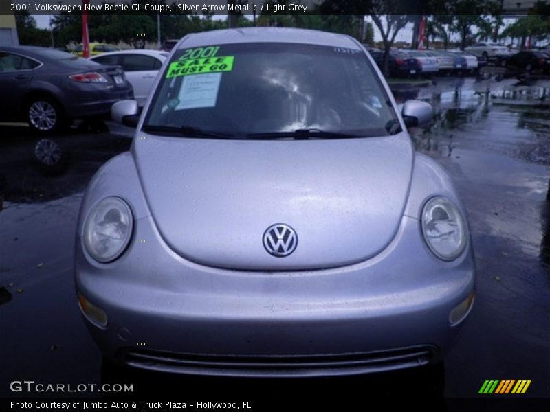 Silver Arrow Metallic / Light Grey 2001 Volkswagen New Beetle GL Coupe