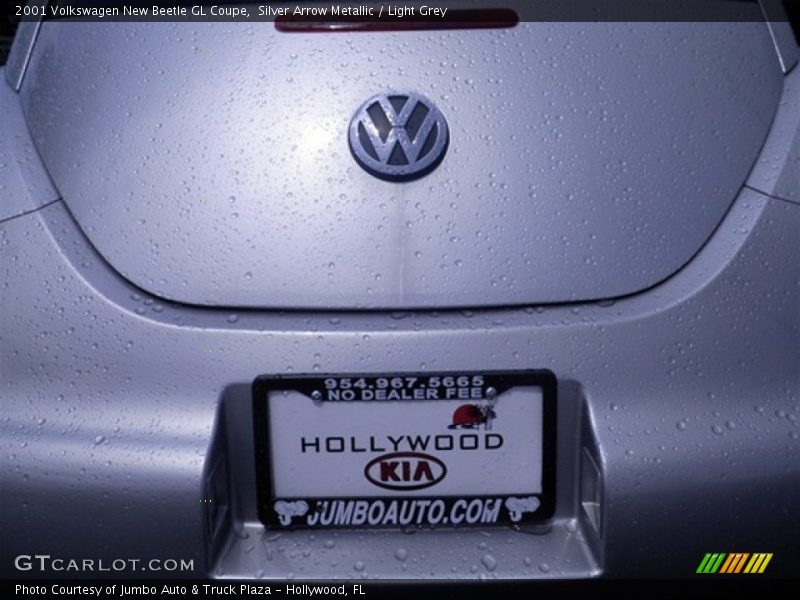 Silver Arrow Metallic / Light Grey 2001 Volkswagen New Beetle GL Coupe
