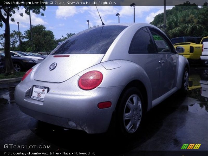 Silver Arrow Metallic / Light Grey 2001 Volkswagen New Beetle GL Coupe