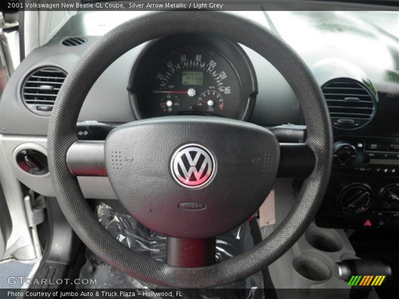Silver Arrow Metallic / Light Grey 2001 Volkswagen New Beetle GL Coupe