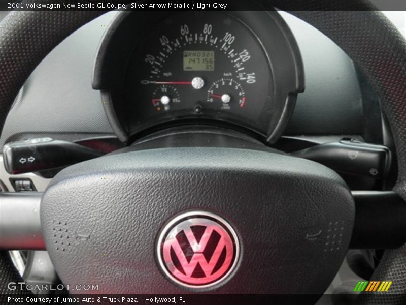 Silver Arrow Metallic / Light Grey 2001 Volkswagen New Beetle GL Coupe