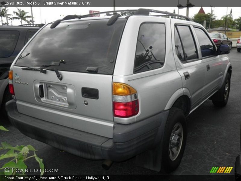 Bright Silver Metallic / Gray 1998 Isuzu Rodeo S