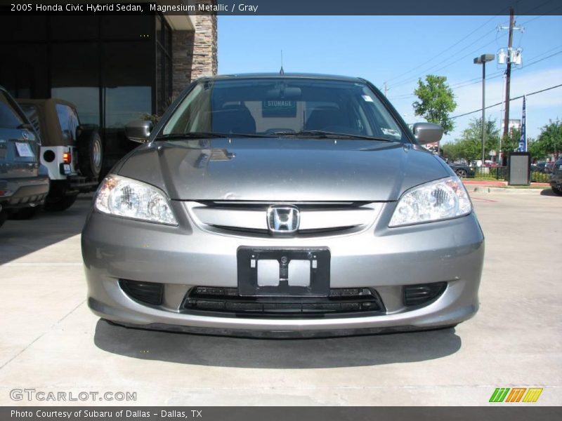 Magnesium Metallic / Gray 2005 Honda Civic Hybrid Sedan