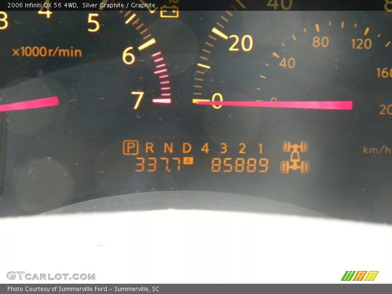 Silver Graphite / Graphite 2006 Infiniti QX 56 4WD