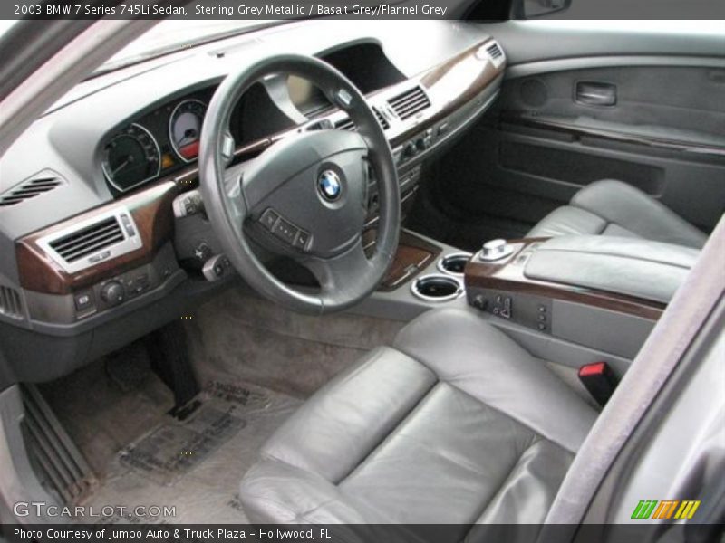 Basalt Grey/Flannel Grey Interior - 2003 7 Series 745Li Sedan 