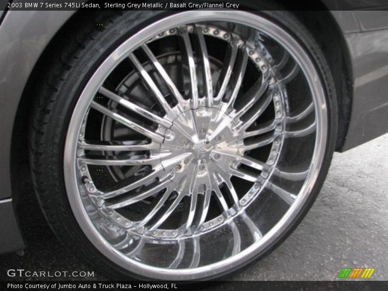 Custom Wheels of 2003 7 Series 745Li Sedan