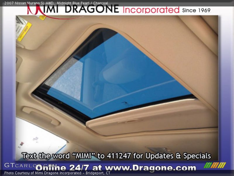Midnight Blue Pearl / Charcoal 2007 Nissan Murano SL AWD