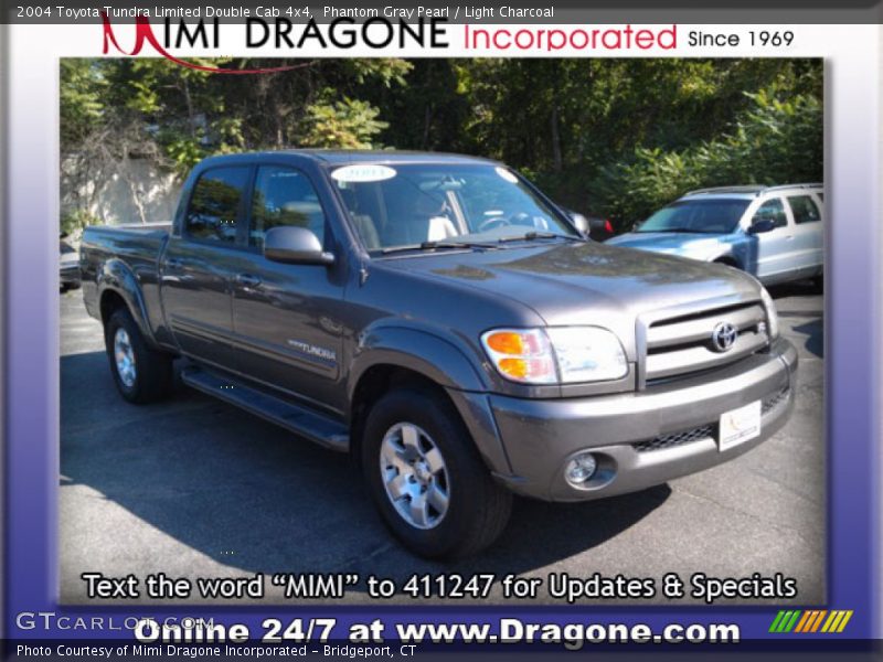 Phantom Gray Pearl / Light Charcoal 2004 Toyota Tundra Limited Double Cab 4x4