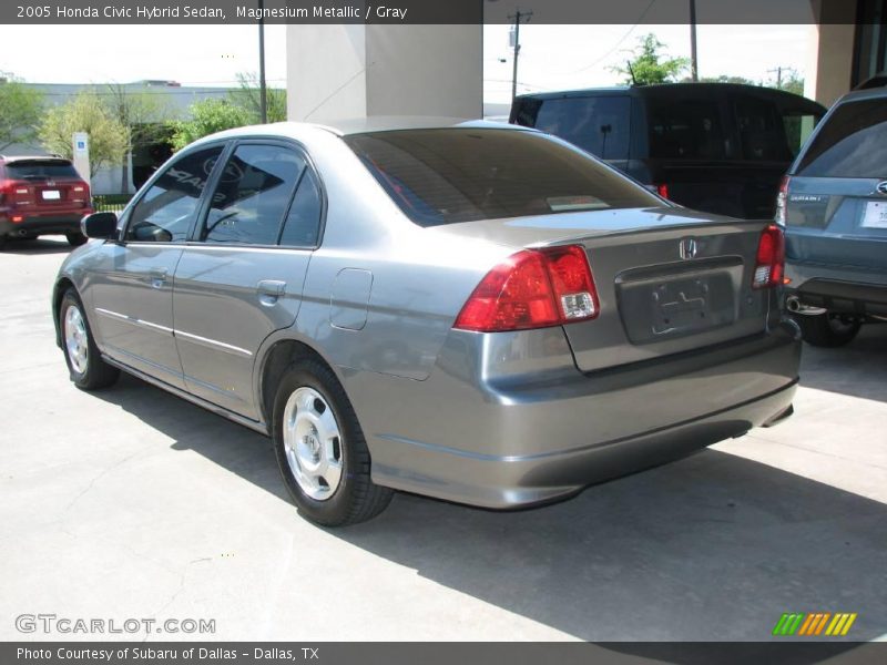 Magnesium Metallic / Gray 2005 Honda Civic Hybrid Sedan