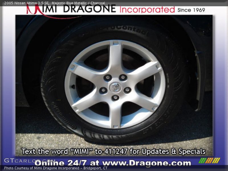 Majestic Blue Metallic / Charcoal 2005 Nissan Altima 3.5 SE