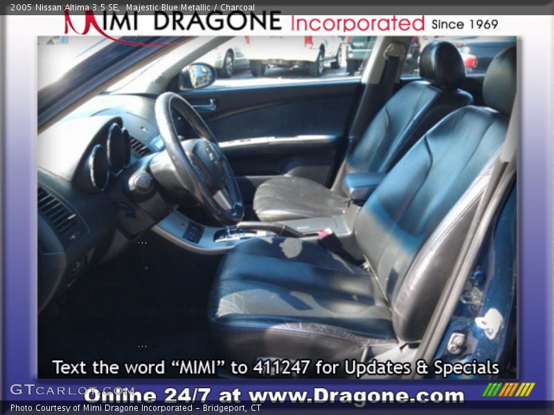 Majestic Blue Metallic / Charcoal 2005 Nissan Altima 3.5 SE