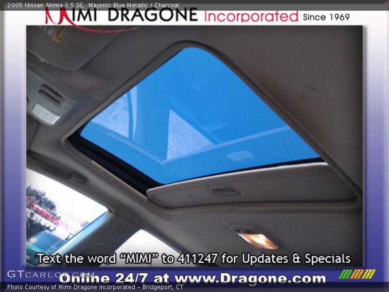Majestic Blue Metallic / Charcoal 2005 Nissan Altima 3.5 SE