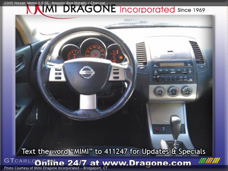 Majestic Blue Metallic / Charcoal 2005 Nissan Altima 3.5 SE