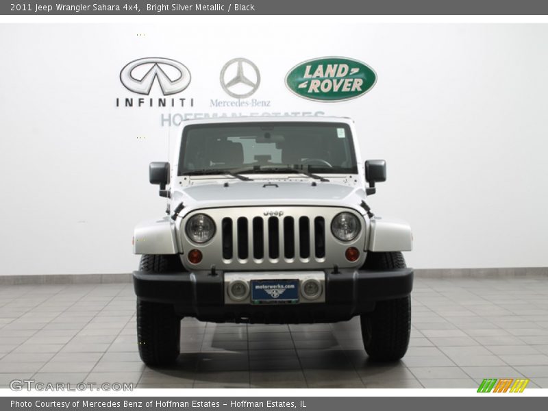 Bright Silver Metallic / Black 2011 Jeep Wrangler Sahara 4x4