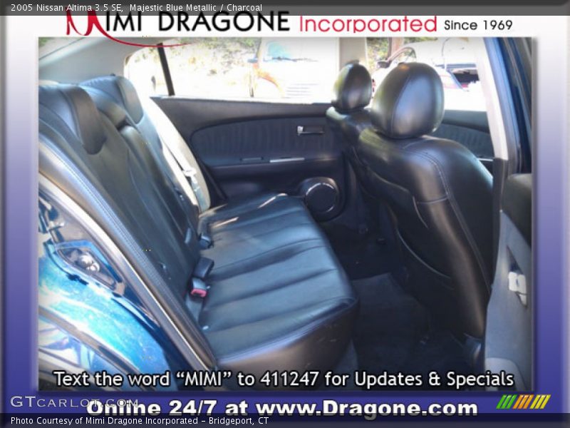Majestic Blue Metallic / Charcoal 2005 Nissan Altima 3.5 SE