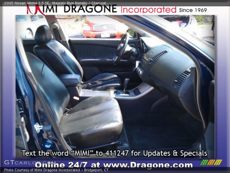 Majestic Blue Metallic / Charcoal 2005 Nissan Altima 3.5 SE