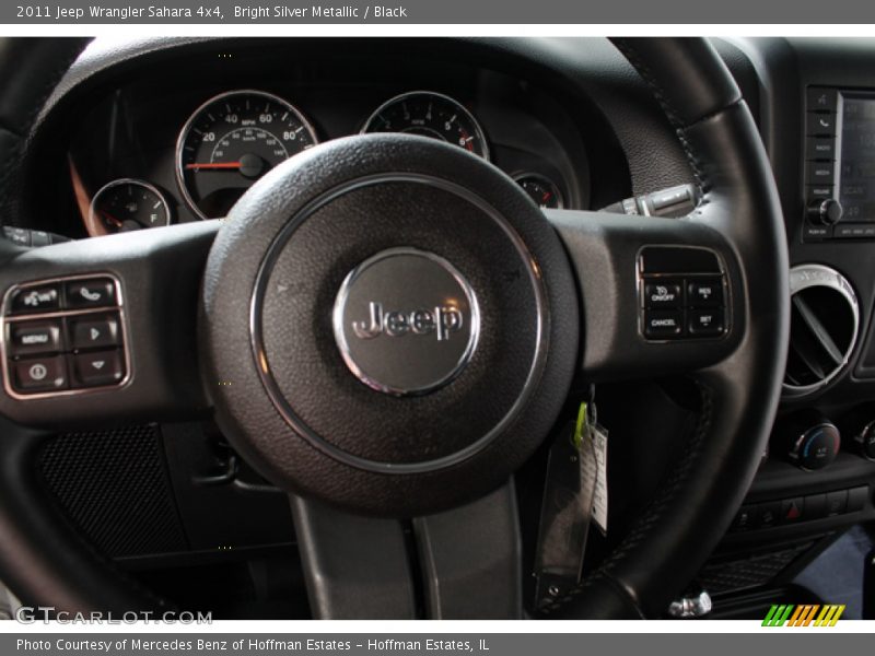 Bright Silver Metallic / Black 2011 Jeep Wrangler Sahara 4x4