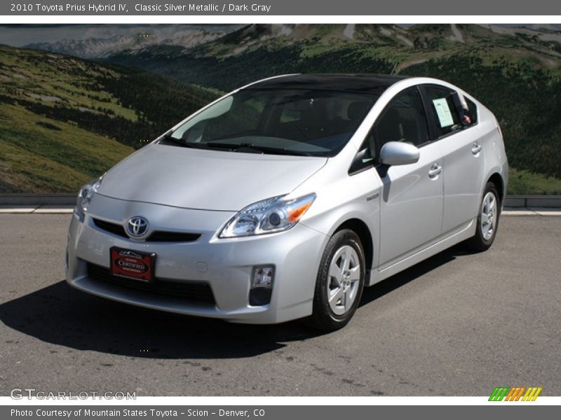 Classic Silver Metallic / Dark Gray 2010 Toyota Prius Hybrid IV