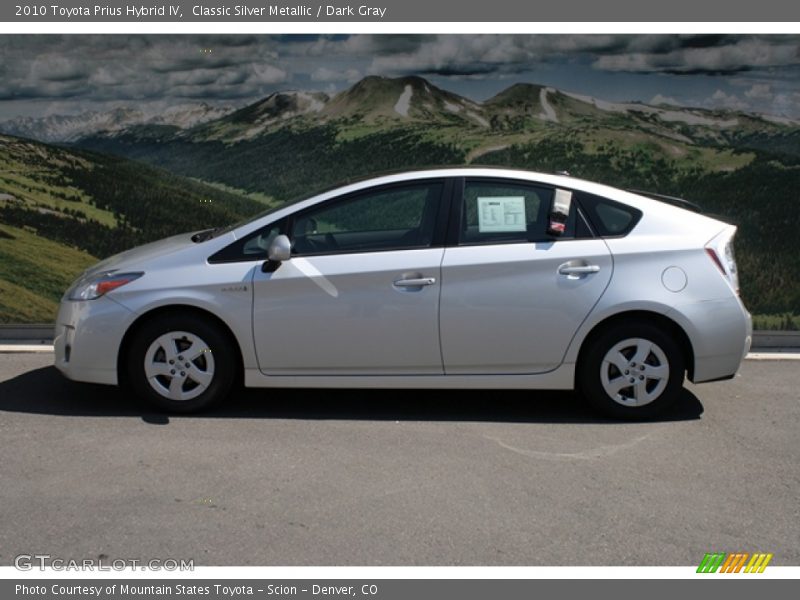 Classic Silver Metallic / Dark Gray 2010 Toyota Prius Hybrid IV