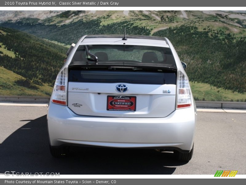 Classic Silver Metallic / Dark Gray 2010 Toyota Prius Hybrid IV