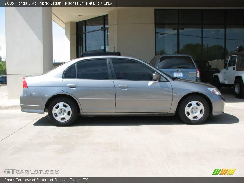 Magnesium Metallic / Gray 2005 Honda Civic Hybrid Sedan