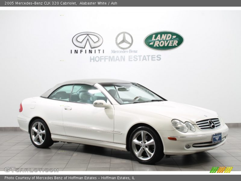 Alabaster White / Ash 2005 Mercedes-Benz CLK 320 Cabriolet