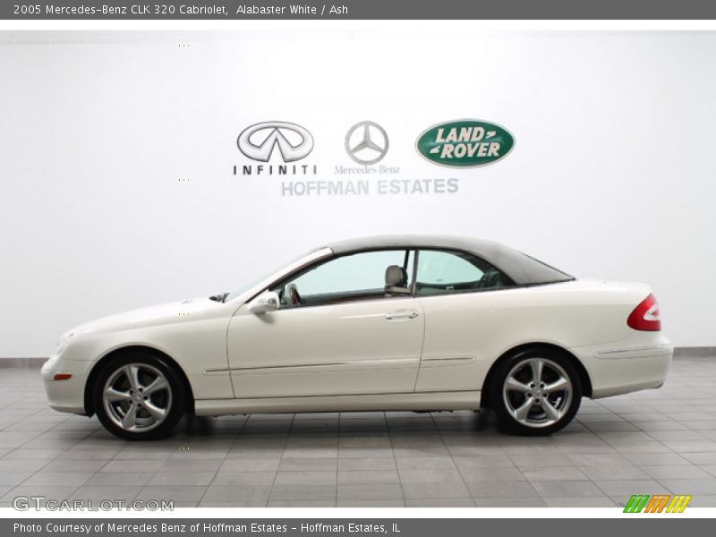 Alabaster White / Ash 2005 Mercedes-Benz CLK 320 Cabriolet