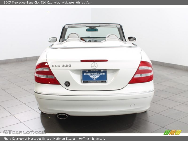 Alabaster White / Ash 2005 Mercedes-Benz CLK 320 Cabriolet