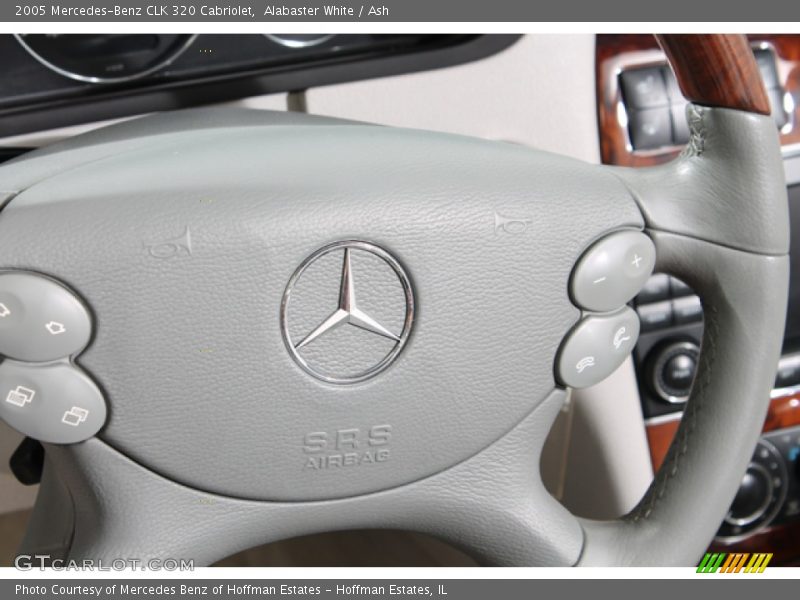 Alabaster White / Ash 2005 Mercedes-Benz CLK 320 Cabriolet
