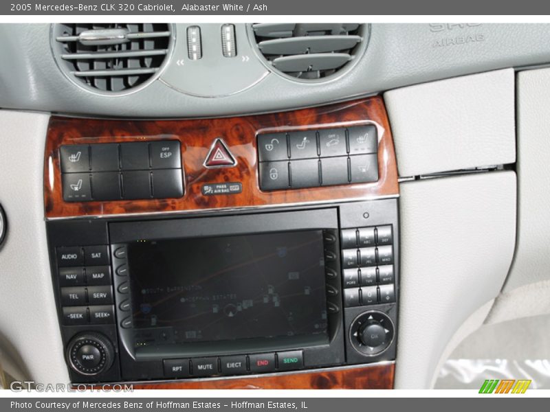 Alabaster White / Ash 2005 Mercedes-Benz CLK 320 Cabriolet