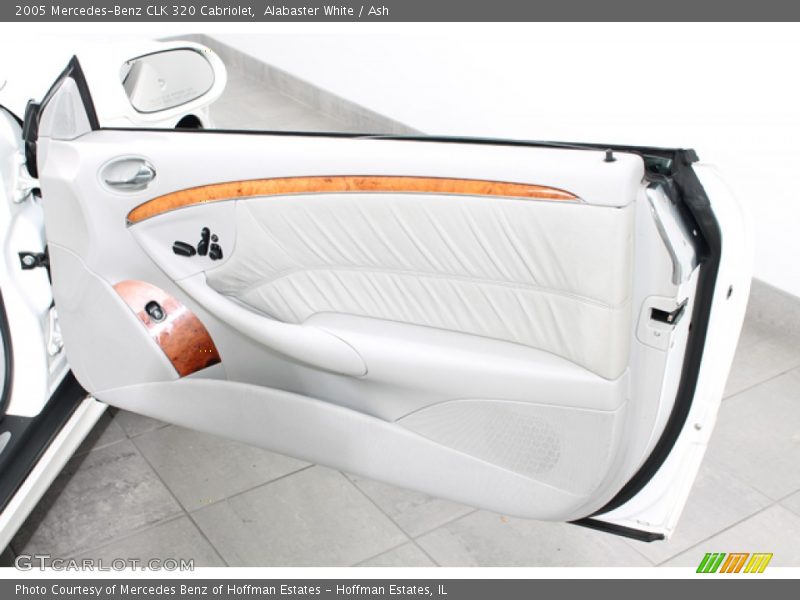 Alabaster White / Ash 2005 Mercedes-Benz CLK 320 Cabriolet