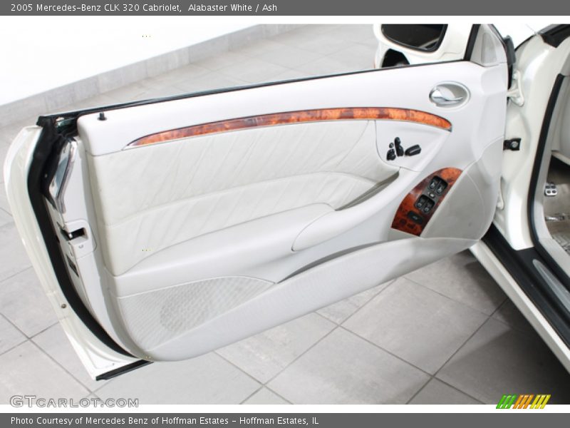 Alabaster White / Ash 2005 Mercedes-Benz CLK 320 Cabriolet
