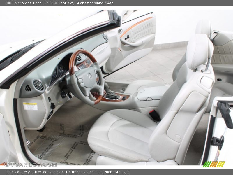 Alabaster White / Ash 2005 Mercedes-Benz CLK 320 Cabriolet