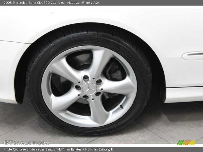Alabaster White / Ash 2005 Mercedes-Benz CLK 320 Cabriolet