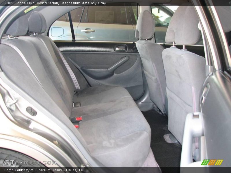 Magnesium Metallic / Gray 2005 Honda Civic Hybrid Sedan