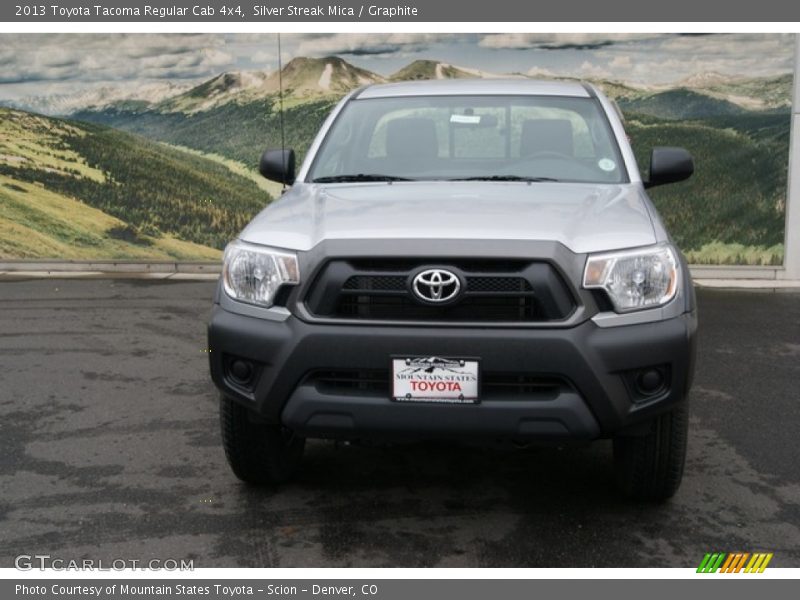 Silver Streak Mica / Graphite 2013 Toyota Tacoma Regular Cab 4x4